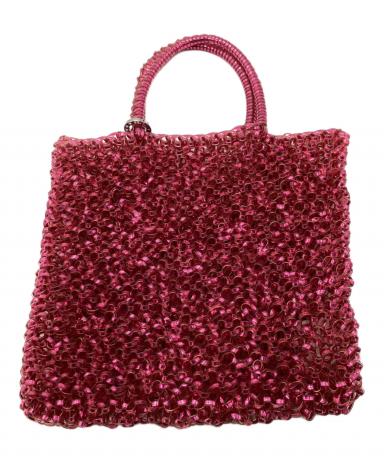 K*U様 【美品】　アンテプリマ（ANTEPRIMA）　ピンク ワイヤーバッグ 中古・古着通販】ANTEPRIMA (アンテプリマ) ミニワイヤーバッグ ピンク