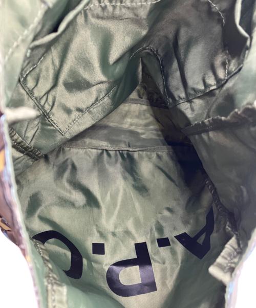A.P.C.（アーペーセー）A.P.C. (アーペーセー) Lou リバーシブルトートバッグ グリーン サイズ:-の古着・服飾アイテム