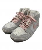 NIKEナイキ）の古着「WMNS AIR JORDAN 1 MID SE LT IRON ORE/ATMOSPHERE-WHITE　」｜グレー