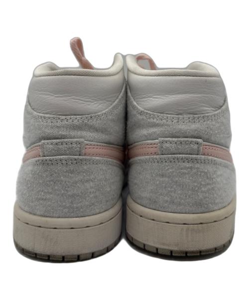 NIKE（ナイキ）NIKE (ナイキ) WMNS AIR JORDAN 1 MID SE LT IRON ORE/ATMOSPHERE-WHITE　 グレー サイズ:US9（26）の古着・服飾アイテム