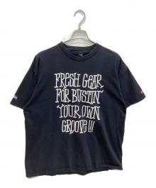 stussy×Gallery 1950（ステューシー×ギャラリー1950）の古着「プリントTシャツ」｜ブラック