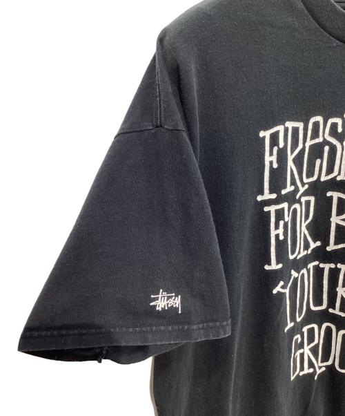 stussy（ステューシー）stussy (ステューシー) GALLERY 1950 (ギャラリー1950) プリントTシャツ ブラック サイズ:XLの古着・服飾アイテム