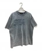 WIND AND SEAウィンダンシー）の古着「SEA HIGH SULFER S/S TEE　WDS-O-SIG-24-Q4-CS-02」｜グレー