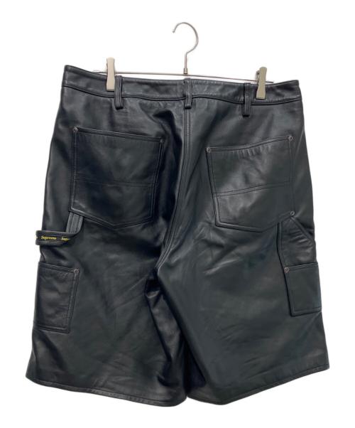 SUPREME（シュプリーム）SUPREME (シュプリーム) Leather Double Knee Painter Short　 26SS ブラック サイズ:34の古着・服飾アイテム