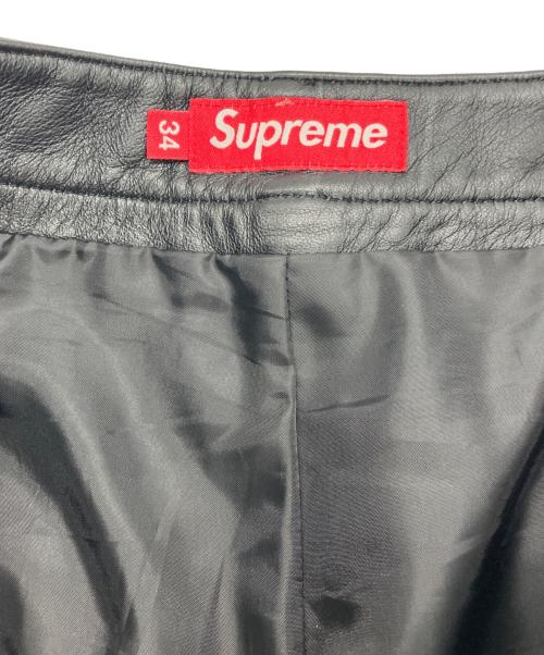SUPREME（シュプリーム）SUPREME (シュプリーム) Leather Double Knee Painter Short　 26SS ブラック サイズ:34の古着・服飾アイテム