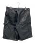 SUPREME (シュプリーム) Leather Double Knee Painter Short　 26SS ブラック サイズ:34：60000円