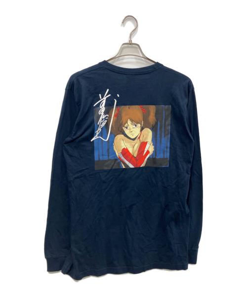 SUPREME（シュプリーム）SUPREME (シュプリーム) Overfiend L／S Tee　前田俊夫 15AW  ネイビー サイズ:Lの古着・服飾アイテム