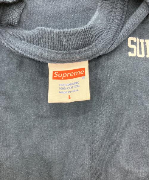 SUPREME（シュプリーム）SUPREME (シュプリーム) Overfiend L／S Tee　前田俊夫 15AW  ネイビー サイズ:Lの古着・服飾アイテム
