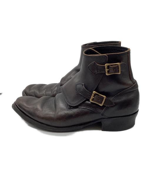 argo（アルゴ）ARGO (アルゴ) Double Monk Boots ”GYPSYS” ブラウン サイズ:実寸アウトソール30.5cmの古着・服飾アイテム