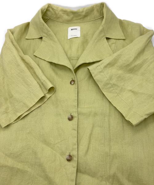 Ron Herman（ロンハーマン）Ron Herman (ロンハーマン) リネンシャツワンピース　3110300195 イエロー サイズ:XSの古着・服飾アイテム