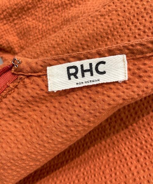 RHC Ron Herman（アールエイチシー ロンハーマン）RHC Ron Herman (アールエイチシー ロンハーマン) シアサッカーワンピース オレンジ サイズ:XSの古着・服飾アイテム