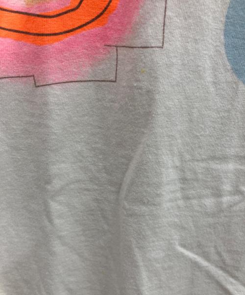 stussy（ステューシー）stussy (ステューシー) 00sデカロゴTシャツ ホワイト サイズ:Mの古着・服飾アイテム