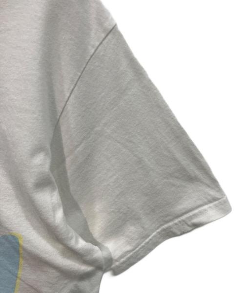 stussy（ステューシー）stussy (ステューシー) 00sデカロゴTシャツ ホワイト サイズ:Mの古着・服飾アイテム