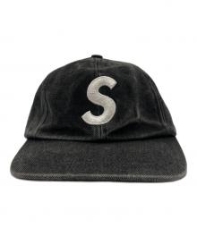 SUPREME（シュプリーム）の古着「Pigment Coated S Logo 6-Panel　25FW」｜ブラック