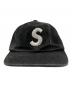 SUPREME（シュプリーム）の古着「Pigment Coated S Logo 6-Panel　25FW」｜ブラック