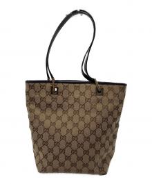 GUCCI（グッチ）の古着「GGキャンバストートバッグ　002.1099」｜ベージュ