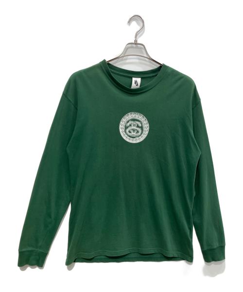 NIKE（ナイキ）NIKE (ナイキ) stussy (ステューシー) ロングスリーブカットソー　DD3344-341 グリーン サイズ:Sの古着・服飾アイテム