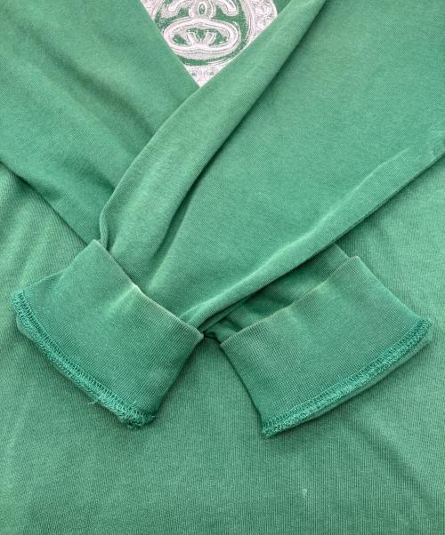 NIKE（ナイキ）NIKE (ナイキ) stussy (ステューシー) ロングスリーブカットソー　DD3344-341 グリーン サイズ:Sの古着・服飾アイテム
