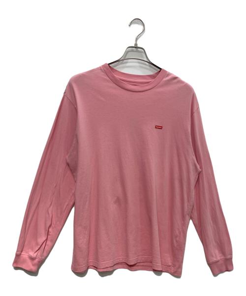 SUPREME（シュプリーム）Supreme (シュプリーム) Small Box L/S Tee ピンク サイズ:Mの古着・服飾アイテム
