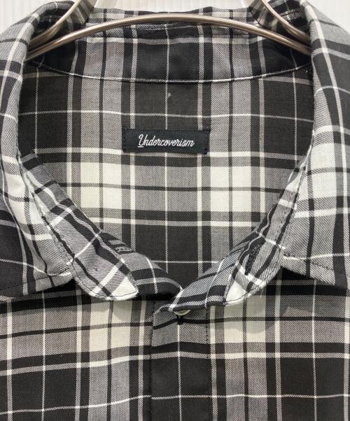 UNDERCOVERISM（アンダーカバーイズム）UNDERCOVERISM (アンダーカバーイズム) PeツイルCK/天竺切替半袖シャツ　 23SS　UI1C4405 ブラック サイズ:3の古着・服飾アイテム