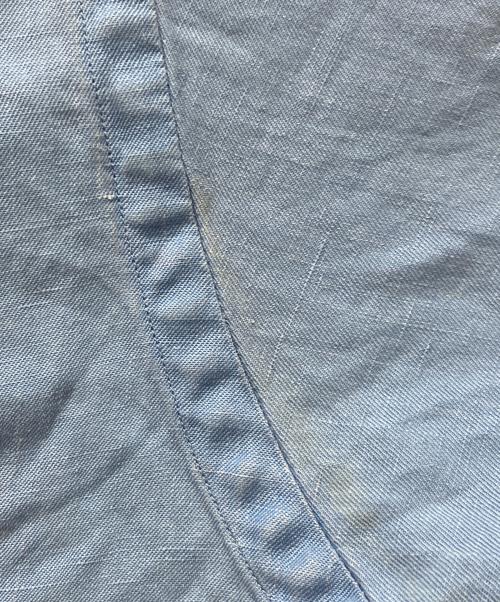 POLO RALPH LAUREN（ポロ・ラルフローレン）POLO RALPH LAUREN (ポロ・ラルフローレン) オープンカラーシャツ　リネン・シルク ブルー サイズ:Lの古着・服飾アイテム