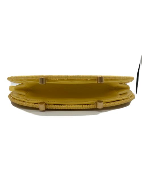 Kate Spade（ケイトスペード）Kate Spade (ケイトスペード) レモン ドロップ ラフィア トップ ハンドル バッグ　KB973 イエローの古着・服飾アイテム