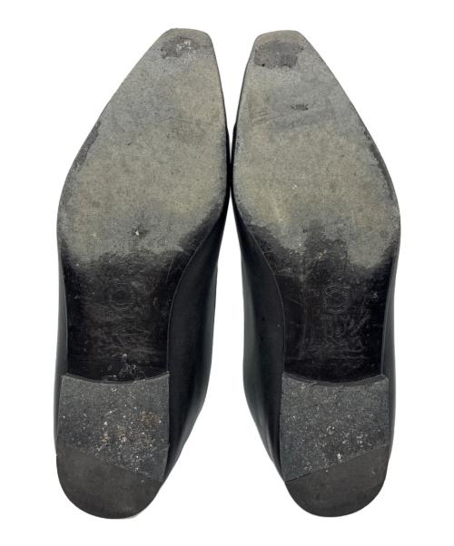 DRIES VAN NOTEN（ドリスヴァンノッテン）DRIES VAN NOTEN (ドリスヴァンノッテン) ローファー 　DD277 ブラック×グリーン サイズ:38の古着・服飾アイテム