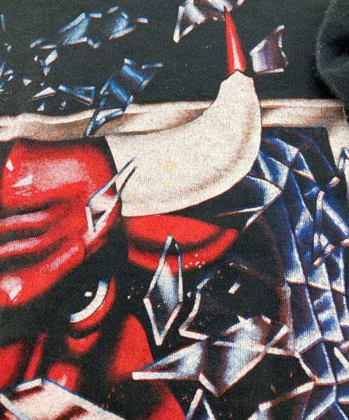 anvil（アンヴィル）anvil (アンヴィル) chicago bulls TEE　 USA製 シングルステッチ ブラック サイズ:Mの古着・服飾アイテム