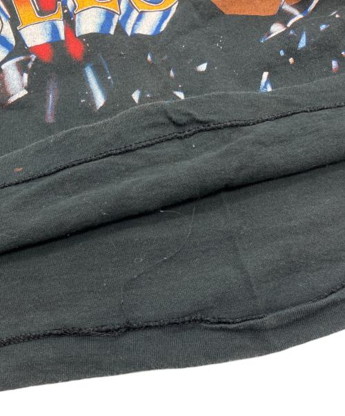 anvil（アンヴィル）anvil (アンヴィル) chicago bulls TEE　 USA製 シングルステッチ ブラック サイズ:Mの古着・服飾アイテム