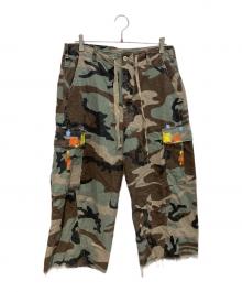 JOURNAL STANDARD（ジャーナルスタンダード）の古着「6ポケット リップカモ カットオフ パンツ   26SS」｜カーキ