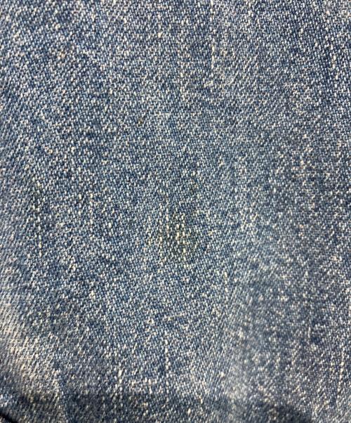 POLO RALPH LAUREN（ポロ・ラルフローレン）POLO RALPH LAUREN (ポロ・ラルフローレン) 80-90S ブリーチデニムスイングトップ　三角タグ USA製 襟裏赤 インディゴ サイズ:Mの古着・服飾アイテム