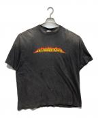 SAINT MICHAELセントマイケル）の古着「S/S TEE OBLITERATE　SM-HR8-0000-013」｜ブラック