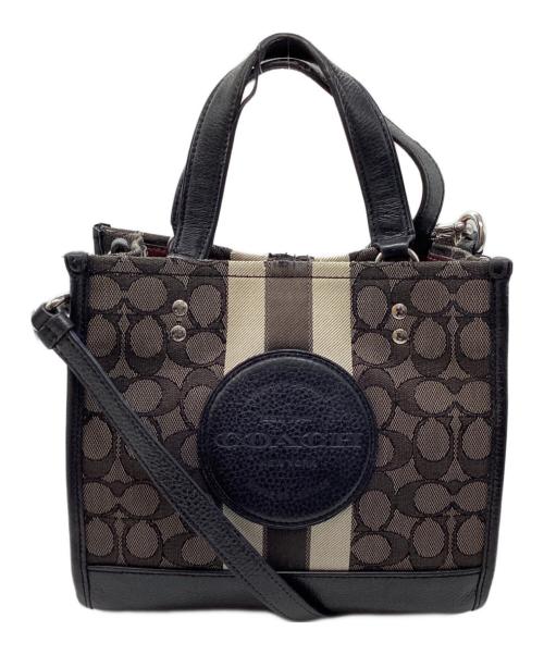 COACH（コーチ）COACH (コーチ) 2WAYショルダーバッグ グレーの古着・服飾アイテム