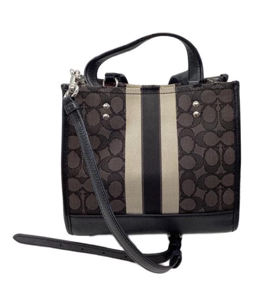 COACH（コーチ）COACH (コーチ) 2WAYショルダーバッグ グレーの古着・服飾アイテム