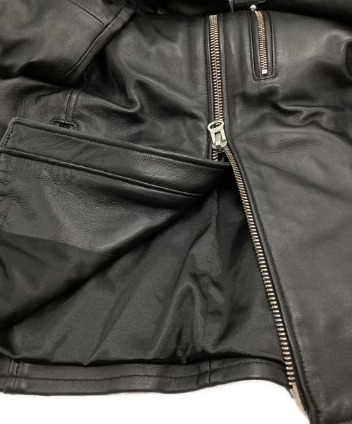 JACKROSE（ジャックローズ）JACKROSE (ジャックローズ) シングルライダースジャケット ブラック サイズ:3の古着・服飾アイテム