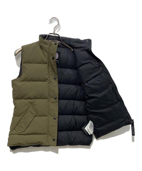 CANADA GOOSE（カナダグース）CANADA GOOSE (カナダグース) FREESTYLE VEST カーキ サイズ:Sの古着・服飾アイテム