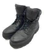 G-STAR RAWジースターロゥ）の古着「Arron High Leather Boots」｜ブラック