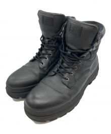 G-STAR RAW（ジースターロゥ）の古着「Arron High Leather Boots」｜ブラック