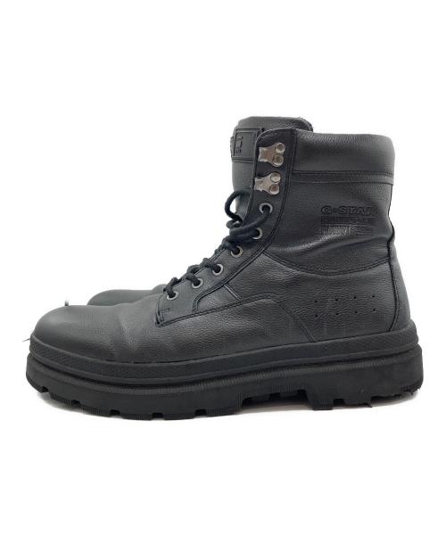 G-STAR RAW（ジースターロゥ）G-STAR RAW (ジースターロゥ) Arron High Leather Boots ブラック サイズ:28.5cmの古着・服飾アイテム