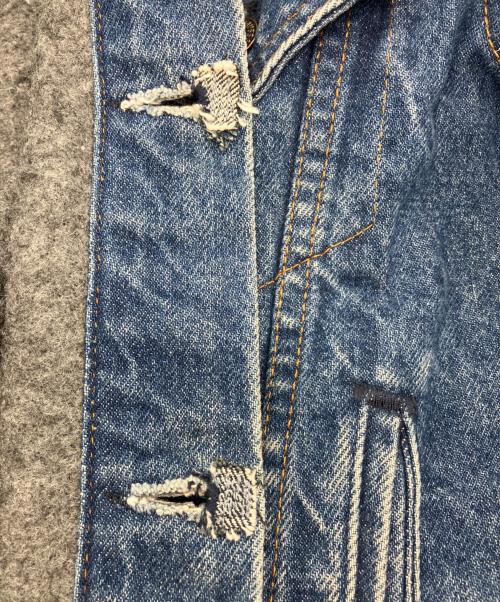 LEVI'S（リーバイス）LEVI'S (リーバイス) 裏地ブランケットデニムジャケット　USA製 ボタン裏527 インディゴ サイズ:38Lの古着・服飾アイテム