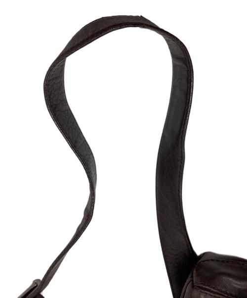 BVLGARI（ブルガリ）BVLGARI (ブルガリ) オクトレザーショルダーバッグ ブラウンの古着・服飾アイテム