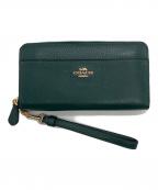 COACHコーチ）の古着「長財布 6643」｜グリーン