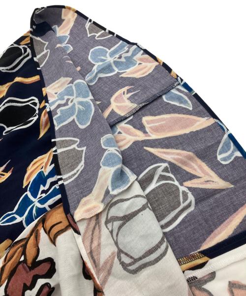 PAUL SMITH（ポールスミス）Paul Smith (ポールスミス) チューリップバイカラーブラウスワンピース　OPPPKA0502 ホワイト×ネイビー サイズ:38の古着・服飾アイテム