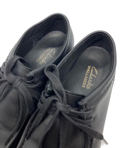 CLARKS（クラークス）CLARKS (クラークス) ワラビーレザーシューズ ブラック サイズ:24cmの古着・服飾アイテム