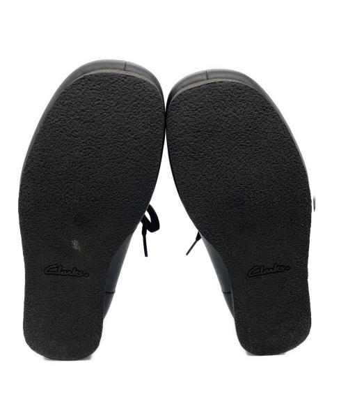 CLARKS（クラークス）CLARKS (クラークス) ワラビーレザーシューズ ブラック サイズ:24cmの古着・服飾アイテム