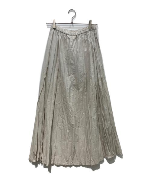 KAGURE（カグレ）KAGURE (カグレ) コットンクリンクルスカート グレー サイズ:Freeの古着・服飾アイテム