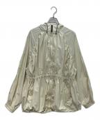 TODAYFULトゥデイフル）の古着「Nylon Gather Blouson　12610203」｜ベージュ