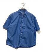 JOURNAL STANDARD×THOMAS MASONジャーナルスタンダード×トーマスメイソン）の古着「ファット ステッチ シャツ」｜ブルー