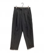 IRENISAイレニサ）の古着「TWO TUCKS TAPERED TROUSERS　25SS」｜グレー