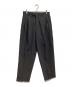 IRENISA（イレニサ）の古着「TWO TUCKS TAPERED TROUSERS　25SS」｜グレー